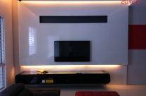 Built-in TV Cabinet with Lighting