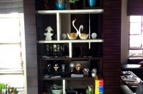 Built In Wooden Display Cabinet