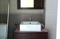 Veneered Plywood Bathroom Cabinet