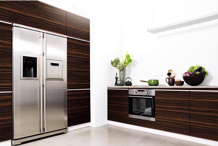 Wood Grain Design Kitchen